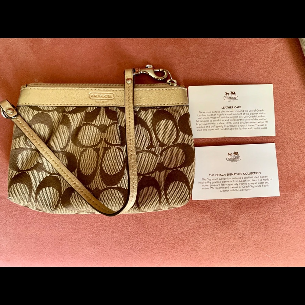 SOLD Brand New Coach Wristlet